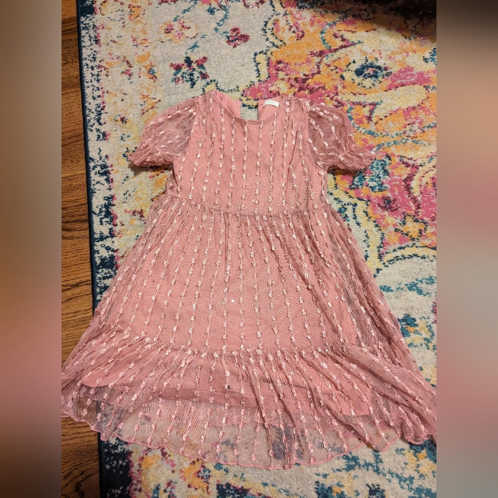 Next pink sparkly dress